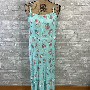 Gypsy & Jade Gauzy Floral Print Maxi Dress